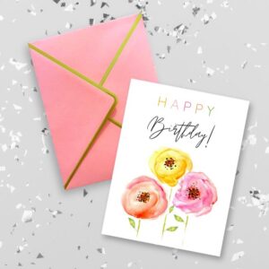 BDAY FLORALS - 10 pk